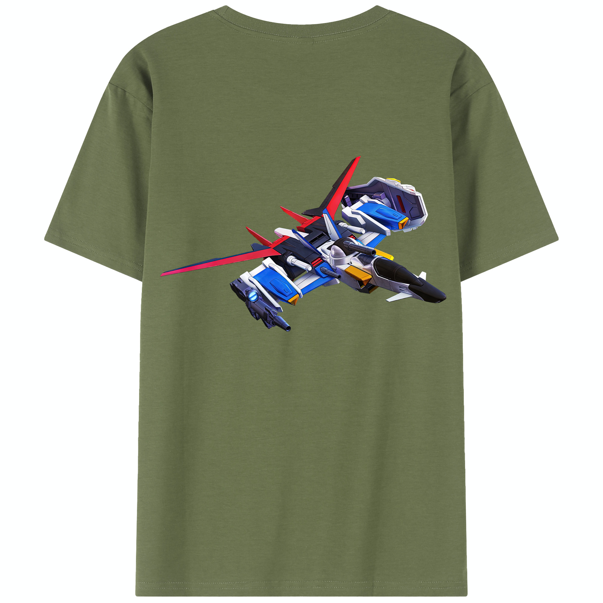 （画像用） 機動戦士ガンダム Mobile Suit Gundam 綿100％半袖Tシャツ（背面プリント）